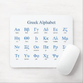 Griechisches Alphabet Mousepad (Mit Mouse)