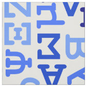 Griechisches Alphabet Stoff (Muster)