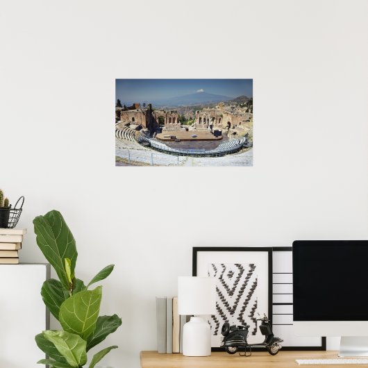 Griechisches Amphitheater 2 Poster (Heimbüro)