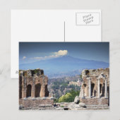 Griechisches Amphitheater 2 Postkarte (Vorne/Hinten)