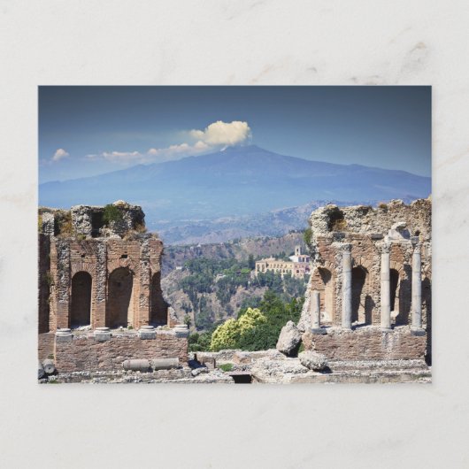 Griechisches Amphitheater 2 Postkarte (Vorderseite)