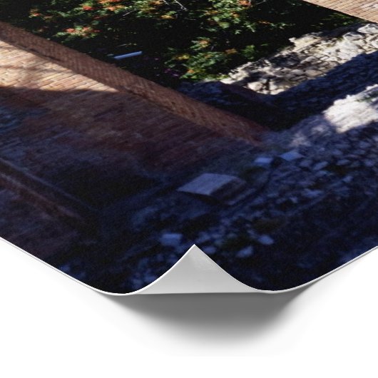 Griechisches Amphitheater 3 Poster (Ecke)