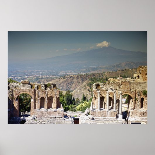 Griechisches Amphitheater 3 Poster (Vorne)