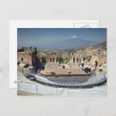 Griechisches Amphitheater 3 Postkarte (Vorne/Hinten)