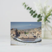 Griechisches Amphitheater 3 Postkarte (Stehend Vorderseite)
