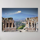 Griechisches Amphitheater Poster (Vorne)