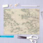 Griechisches Archipel, alt Seidenpapier (Handwerk)