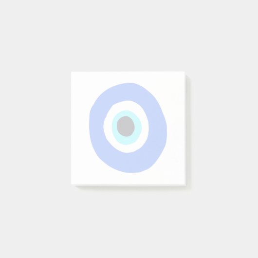 Griechisches Auge Lucky Symbol Post-it Klebezettel (Vorderseite)