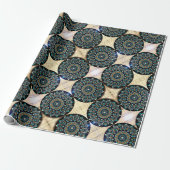 Griechisches Auge Mandala Wrapping Paper Geschenkpapier (Ungerollt)