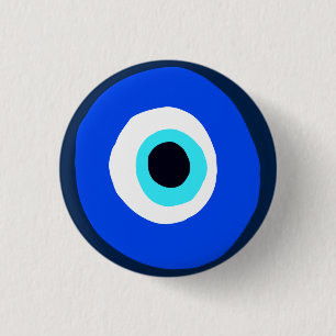 Griechisches Auge Viel Glück Button