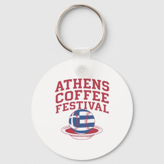 Griechisches Baseball-Logo Schlüsselanhänger (Vorderseite)