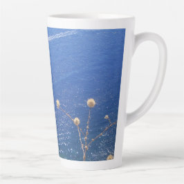 Griechisches Blaues Meer Latte Tasse