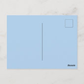 Griechisches böse Auge mit Augenlider rosa Blau Postkarte (Rückseite)