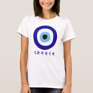 Griechisches Böse-Augen-Damen- T-Shirt