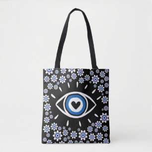 Griechisches Böse Eye Hamsa Vibes Nazar Amulet Mod Tasche
