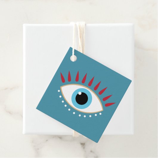 Griechisches Böse Eye Red Eyelashes Geschenkanhänger (Beispiel)