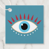 Griechisches Böse Eye Red Eyelashes Geschenkanhänger (Vorderseite)