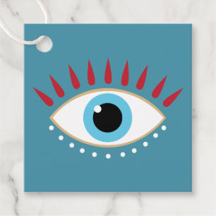 Griechisches Böse Eye Red Eyelashes Geschenkanhänger