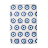 Griechisches böses Auge auf griechischer Ebene Badematte (Vorderseite Vertikal)