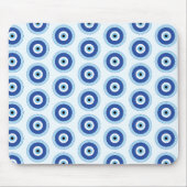 Griechisches böses Auge auf griechischer Ebene Mousepad (Vorne)