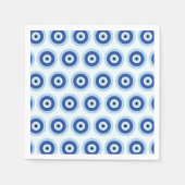 Griechisches böses Auge auf griechischer Ebene Serviette (Vorderseite)