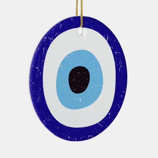 Griechisches böses Auge stört Design Keramik Ornament (Rechts)