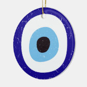 Griechisches böses Auge stört Design Keramik Ornament (Links)
