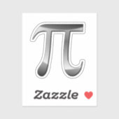 Griechisches Buchstaben-Pi-Symbol Aufkleber (Blatt)