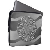 Griechisches Circle Motif Laptopschutzhülle (Vorne Rechts)