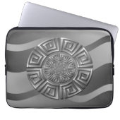 Griechisches Circle Motif Laptopschutzhülle (Vorderseite)