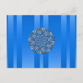Griechisches Circle Motif Postkarte