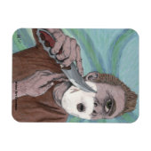 Griechisches Cyclops Knife Shave Fantasy Art Magne Magnet (Horizontal)