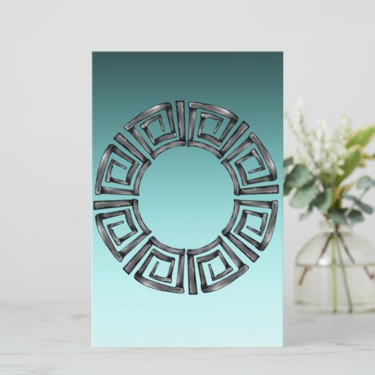 Griechisches Design Briefpapier (Stehend Vorderseite)