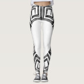 Griechisches Design Leggings (Vorderseite)