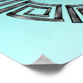 Griechisches Design Poster (Ecke)