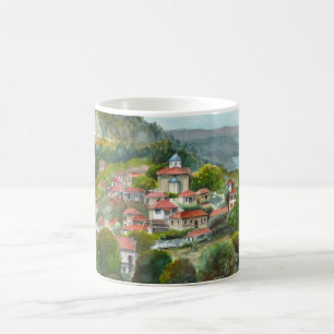 Griechisches Dorf in Evrytania Kaffeetasse
