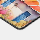 griechisches Dorf Schreibtischunterlage (Ecke)