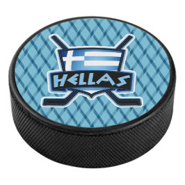 Griechisches Eishockey-Team Puck