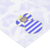 Griechisches Engel-Grauhaar mit Flag-Tableteklett Tischdecke (Schrägansicht)