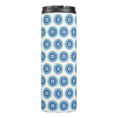 Griechisches Evil Eye Blau Thermosbecher (Rückseite)