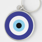 Griechisches Evil Eye Blauer Mati Schlüsselanhänge Schlüsselanhänger (Vorne)