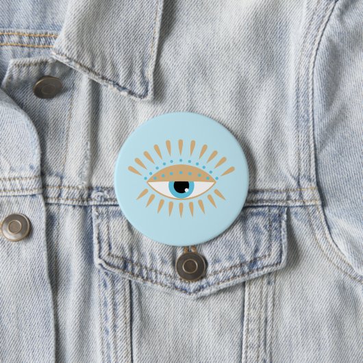 Griechisches Evil Eye Blue Button (Beispiel)