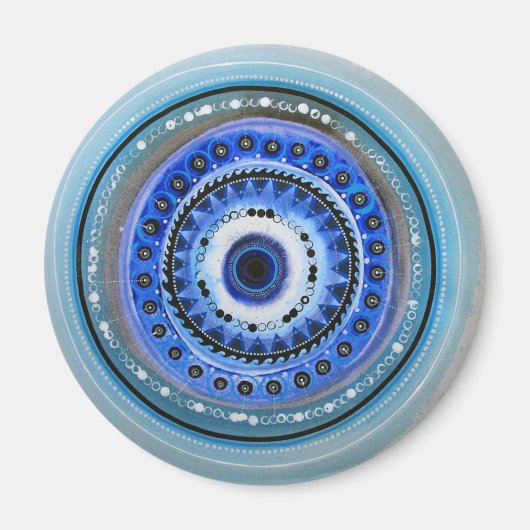 Griechisches Evil Eye Magnet (Vorne)