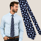 Griechisches Evil Eye Muster Krawatte