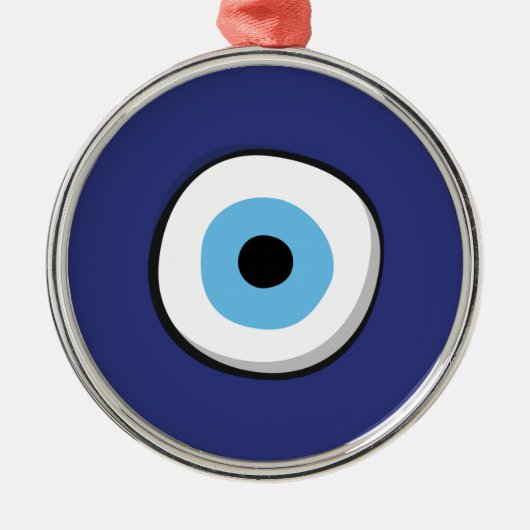 Griechisches Evil Ornament Aus Metall (Vorne)