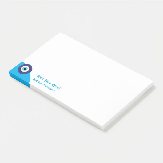 Griechisches Evil Post-it Klebezettel (angewinkelt)