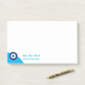 Griechisches Evil Post-it Klebezettel (Auf Schreibtisch)