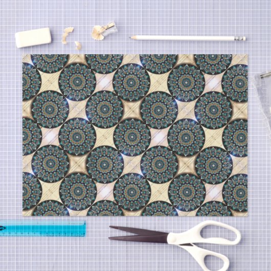 Griechisches Eye Mandala Tissue Paper Seidenpapier (Handwerk)