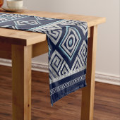 Griechisches Eye und Meander-Schlüsselverzierung Kurzer Tischläufer (Beispiel)