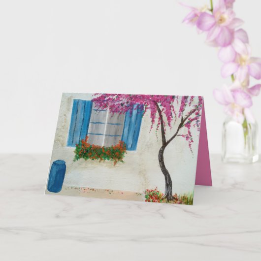 Griechisches Fenster Karte (Orchidee)